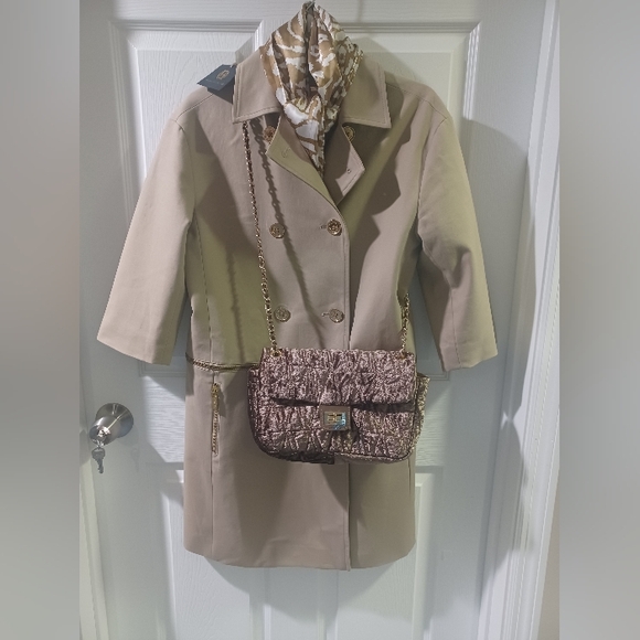 House of Harlow 1960 Velvet Brown Shoulder Bag - Picture 5 of 5